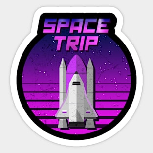 space trip Sticker